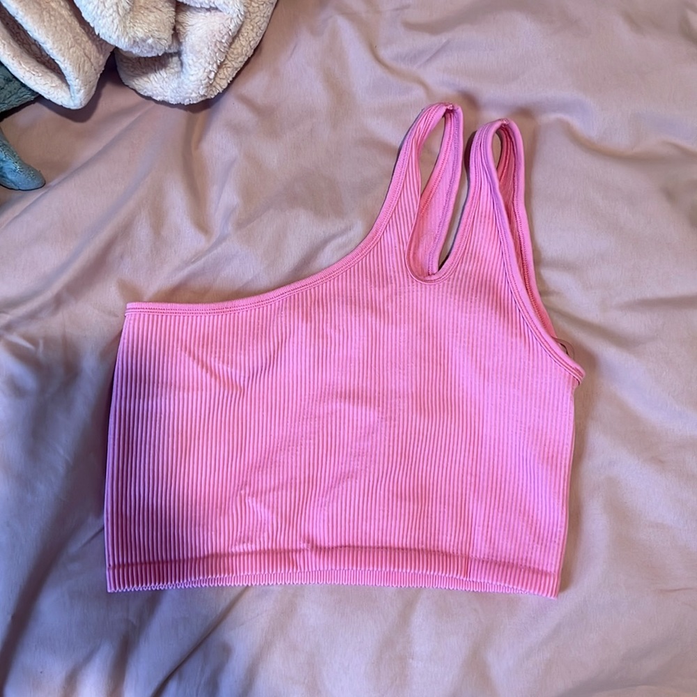 One shoulder aerie top
